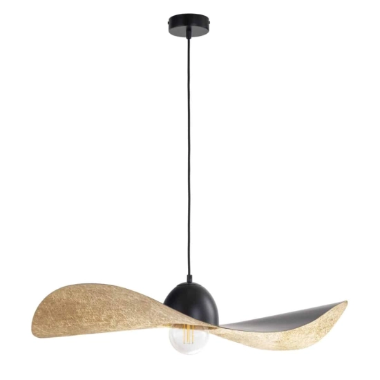 kinkiecik.pl Lampa wisząca KAPELLO L CZARNY ZŁOTY FI76 32340 SIGMA
