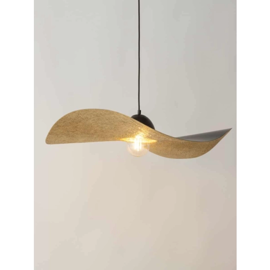 kinkiecik.pl Lampa wisząca KAPELLO L CZARNY ZŁOTY FI76 32340 SIGMA