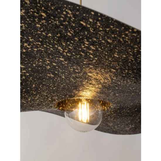 kinkiecik.pl Lampa wisząca KAPELLO L ZŁOTY CZARNY NAKRAPIANY FI76 32342 SIGMA