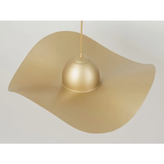 kinkiecik.pl Lampa wisząca KAPELLO M ZŁOTY CZARNY NAKRAPIANY FI55 32349 SIGMA