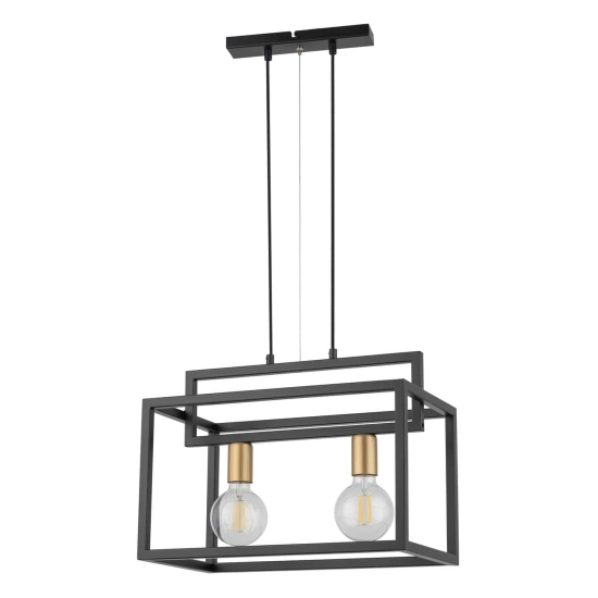 VIGO zwis 2 czarny złoty Lampa wisząca Sigma Lighting 32439 - zdjęcie produktu