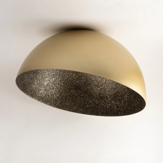 SFERA Plafon ZŁOTY CZARNY NAKRAPIANY 50 32481 SIGMA