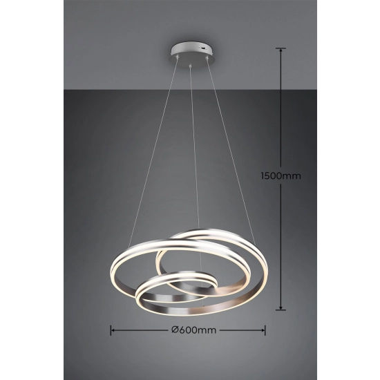 NURIA – 326210107 incl. 1x SMD LED, 60W · 1x 7200lm, 2300+3000+4000K TRIO