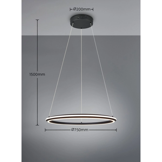 AMADOR – 331019132 incl. 1x SMD, 48W · 1x 5800lm, 2300+3000+4000K TRIO