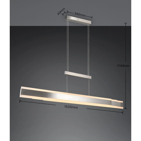 ARCOLA – 331210307 incl. 1x SMD, 45W · 1x 5250lm, 2300+3000+4000K TRIO