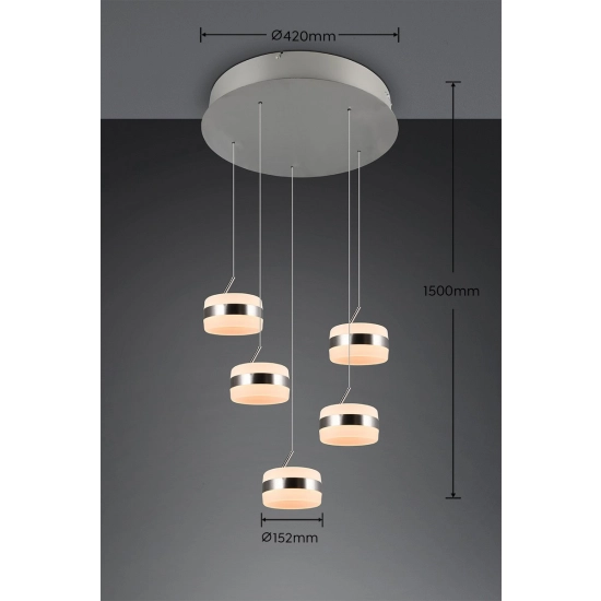 DIOS – 331430507 incl. 5x SMD, 8W · 5x 800lm, 2300+3000+4000K TRIO
