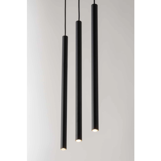 kinkiecik.pl SOPEL 3 prosty czarny Lampa wisząca Sigma Lighting 33401