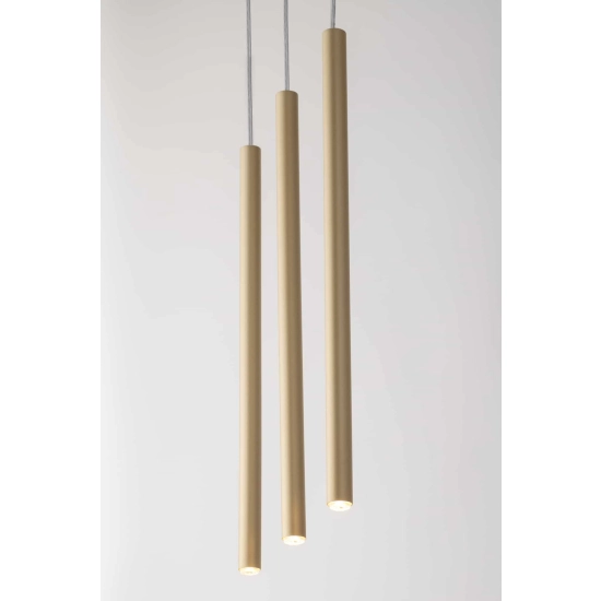kinkiecik.pl SOPEL 3 prosty złoty mat Lampa wisząca Sigma Lighting 33403