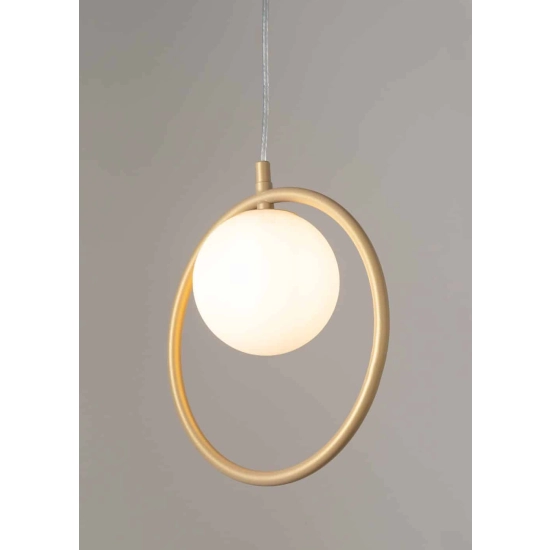 Lampa wisząca ring kula złota Sigma Lighting AQUA 1 33409 - zdjęcie produktu