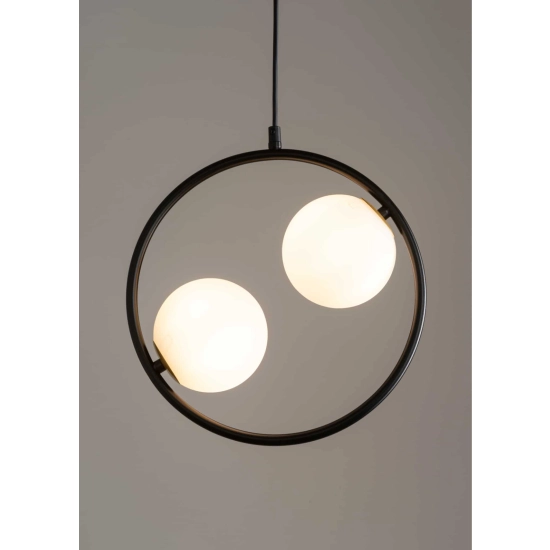 Lampa wisząca ring kula czarna Sigma Lighting AQUA 2 33410