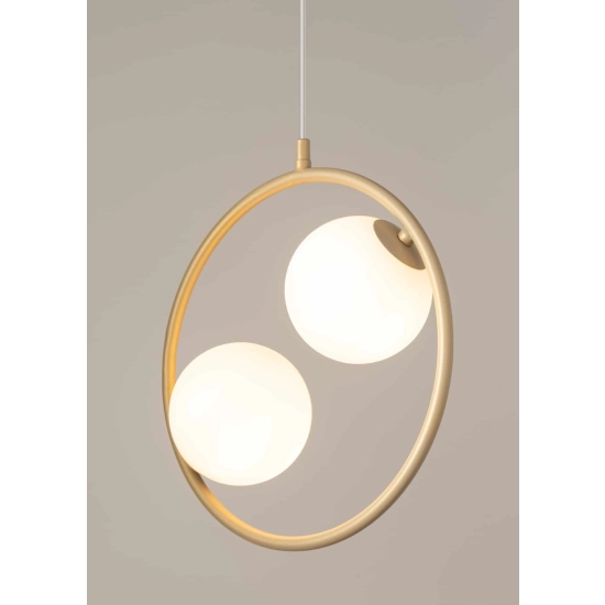 Lampa wisząca ring kula złota Sigma Lighting AQUA 2 33412 - zdjęcie produktu