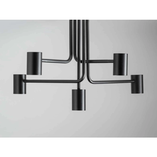 kinkiecik.pl LUIS 5 plafon czarny Sigma Lighting 33422