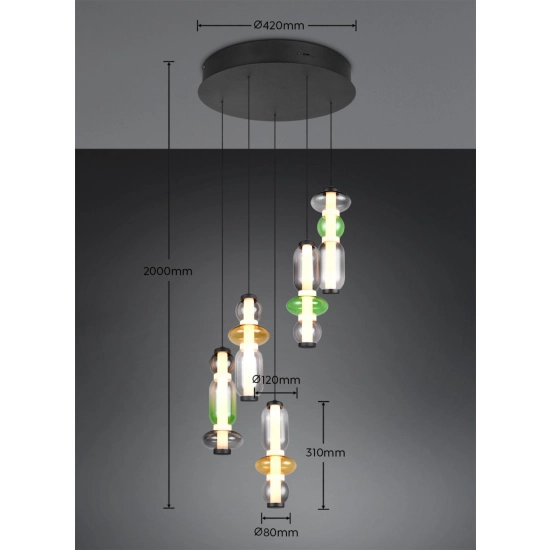 MINERVA – 334330517 incl. 5x SMD, 6W · 5x 800lm, 2300+3000+4000K TRIO