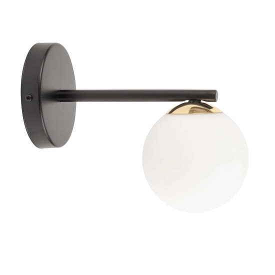 Kinkiet z białym kulistym kloszem Sigma Lighting – PIANO 33662 - zdjęcie produktu