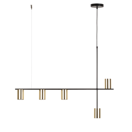 VENDO 5 zwis czarno-złoty mosiądzowany 33693 Sigma Lighting - zdjęcie produktu
