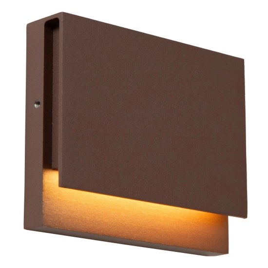 LOMAR - Kinkiet - LED - 1x6W 2700K - IP54 - Rust Brown - Essential 33818/06/97 LUCIDE