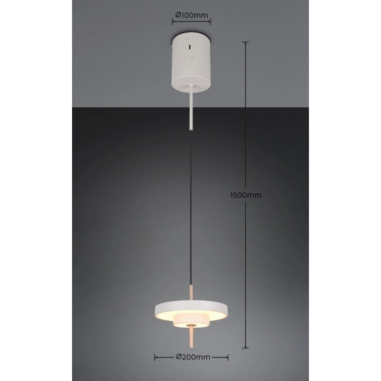 KEATON – 340210176 incl. 1x SMD, 10W · 1x 1200lm, 2300+3000+4000K TRIO