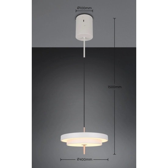 KEATON – 340219176 incl. 1x SMD, 34,5W · 1x 4000lm, 2300+3000+4000K TRIO
