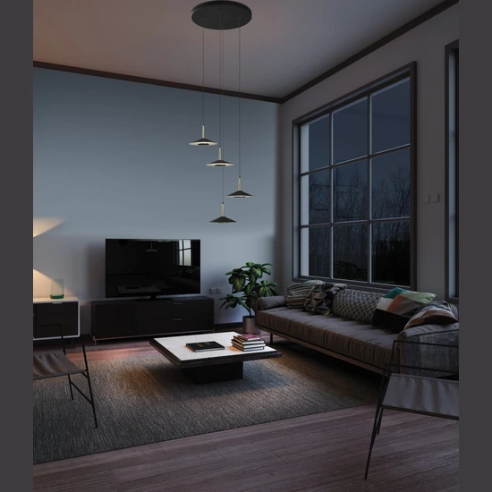 Lampa wisząca Mantra Orion 7476MA - zdjęcie dodatkowe 1