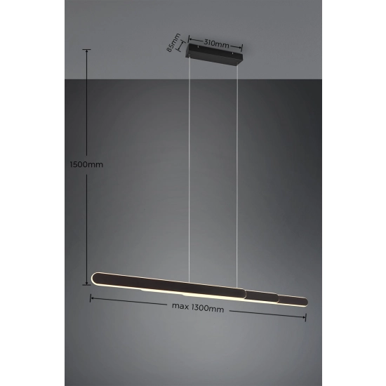 Lampa wisząca HELIOS – 343310332 incl. 1x SMD, 48W · 1x 5800lm, 2700 - 6500K TRIO