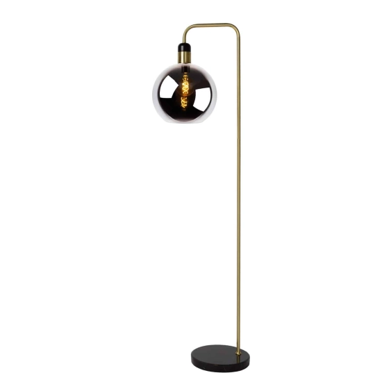 Lampa podłogowa JULIUS Ø 28 cm 1xE27 przydymiony szary 34738/01/65 Lucide - zdjęcie produktu