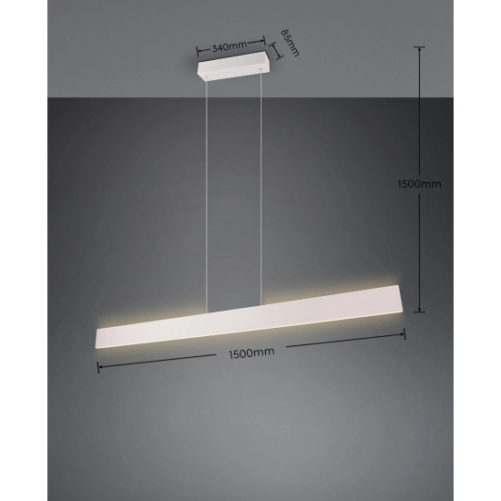 GALWAY – 349710176 incl. 1x SMD, 35W · 1x 4200lm, 2700 - 6000K TRIO
