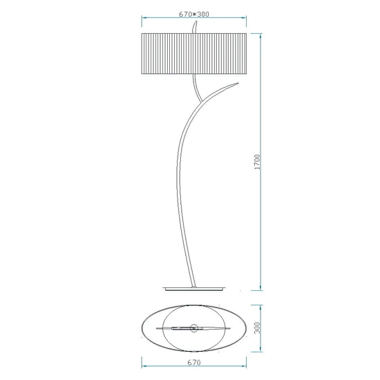 Lampa podłogowa Mantra Eve 1139MA - zdjęcie dodatkowe 1