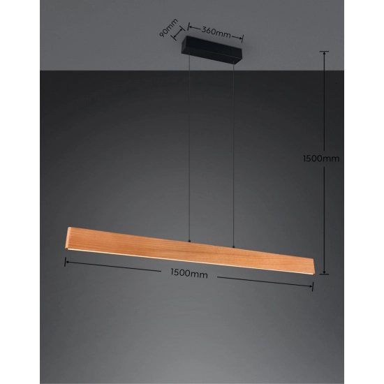 EDGEWOOD – 359719130 incl. 1x SMD, 35W · 1x 4150lm, 2700 - 6000K TRIO