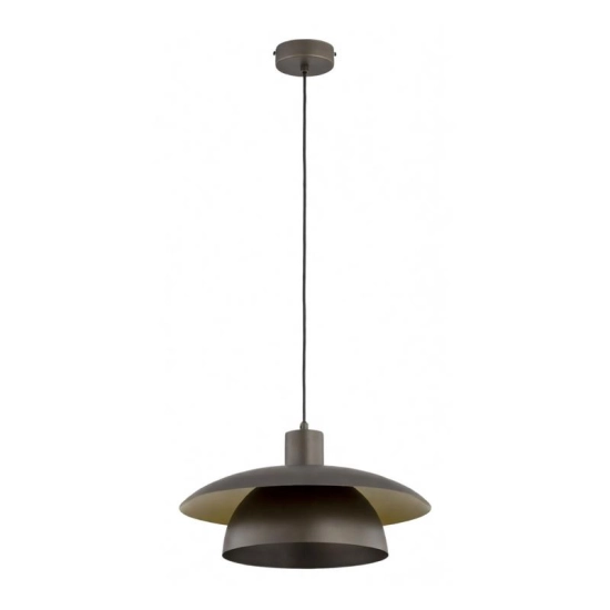 Lampa wisząca HELISTO 1xE27 brązowy 61553 ALFA