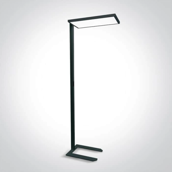 kinkiecik.pl Rize 36002/B/C czarna lampa podłogowa LED 60W UGR19 230V 4000K dimmable; w zestawie włączynik dotykowy oraz