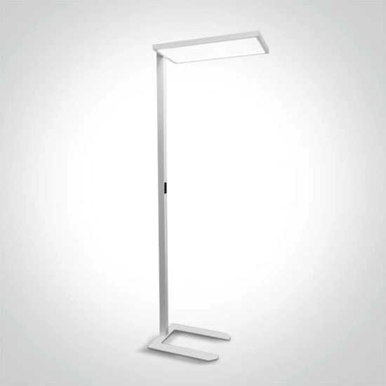 kinkiecik.pl Rize 36002/W/C biała lampa podłogowa LED 60W UGR19 230V 4000K dimmable; w zestawie włączynik dotykowy oraz