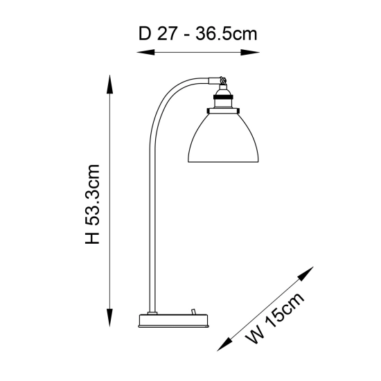 Lampa stołowa Hansen Task Table 77861 ENDON