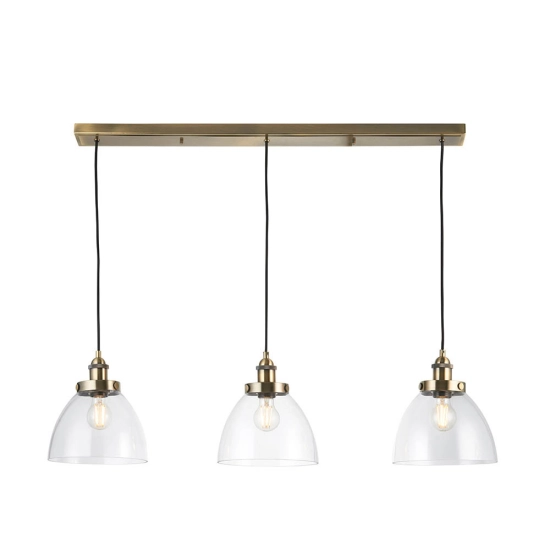 Lampa wisząca Hansen 3lt Linear Pendant 98114 ENDON