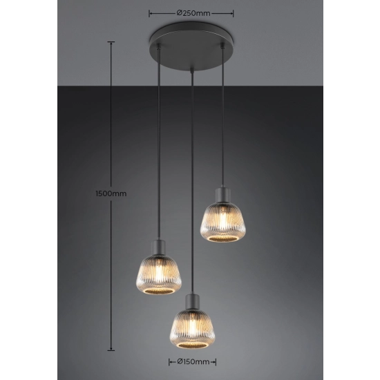TARIFA – 362830332 excl. 3x E27 · max. 25W TRIO