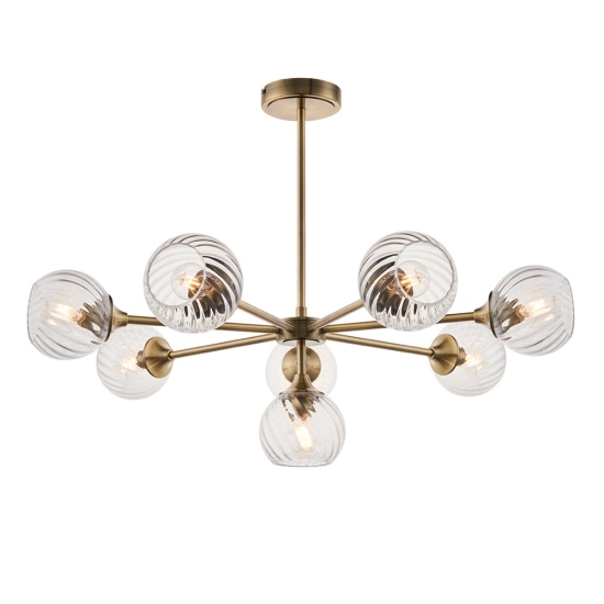 Lampa wisząca ALLEGRA brass VIII 103172 ENDON