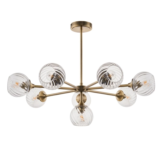 Lampa wisząca ALLEGRA brass VIII 103172 ENDON
