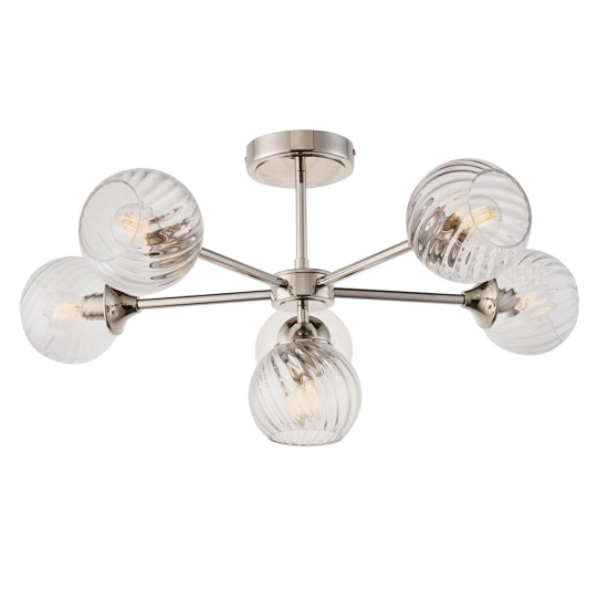 Lampa sufitowa ALLEGRA nickel VI 104050 ENDON