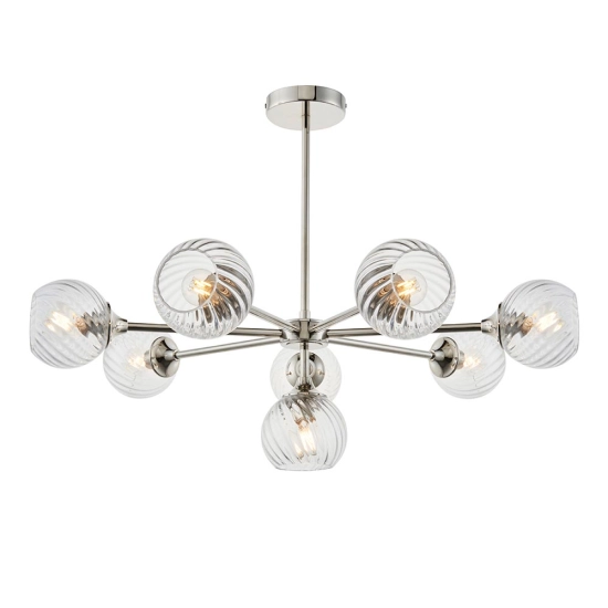 Lampa wisząca ALLEGRA nickel VIII 104051 ENDON