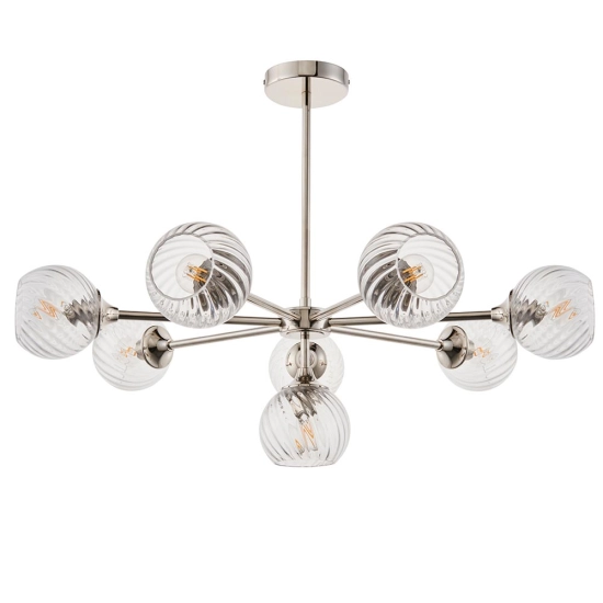 Lampa wisząca ALLEGRA nickel VIII 104051 ENDON