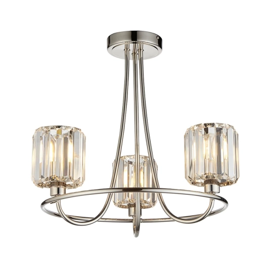 Lampa wisząca BERENICE nickel III 104107 ENDON