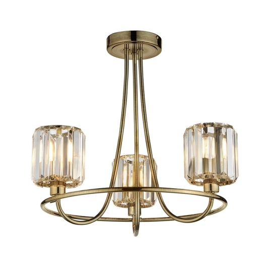 Lampa wisząca BERENICE brass III 107801 ENDON