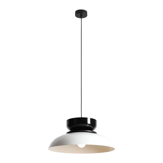 LAMPA WISZĄCA ALDO DARK BIAŁY GLOSS + CZARNY GLOSS 1152G2_3_C ALDEX - zdjęcie produktu