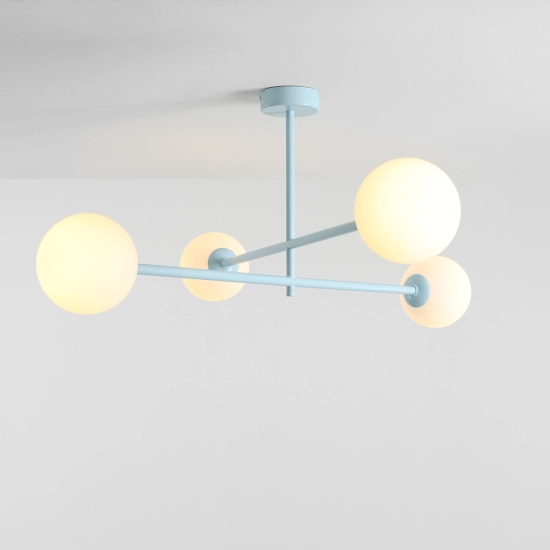 PLAFON PINNE baby blue IV 1080PL_L29 4xE14 max10W ALDEX