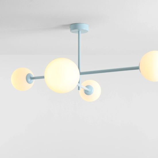 PLAFON PINNE baby blue IV 1080PL_L29 4xE14 max10W ALDEX