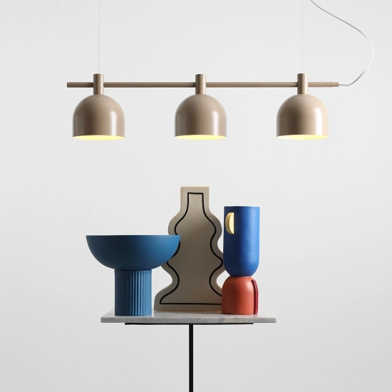 Lampa wisząca BERYL beige III 976E_17 3xE27 max 15W Aldex