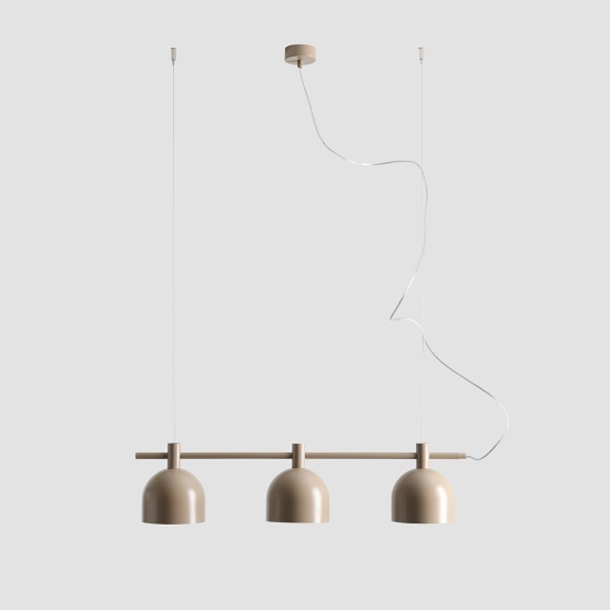 Lampa wisząca BERYL beige III 976E_17 3xE27 max 15W Aldex