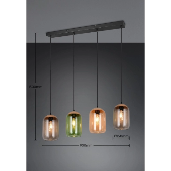 CORK – 364600417 excl. 4x E27 · max. 10W TRIO