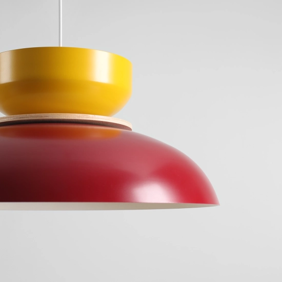 LAMPA WISZĄCA ALDO red wine-mustard 1152G15_14_J 1xE27 max15W ALDEX