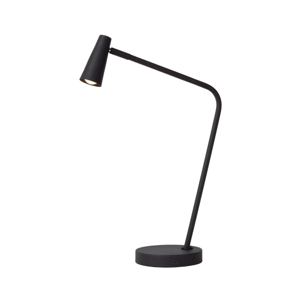 STIRLING Lampa stołowa Akumulator/baterie LED Dim. 1x3W 2700K Czarny 36620/03/30 Lucide - zdjęcie produktu