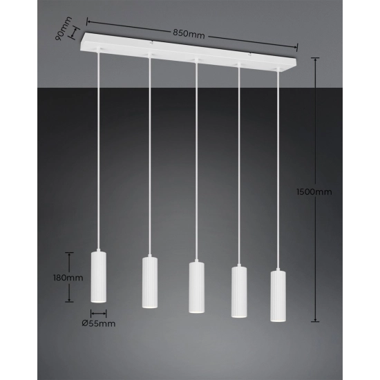 SOKA – 367700531 excl. 5x GU10 · max. 10W TRIO
